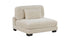 Canapé d'angle modulable beige en 4 parties
