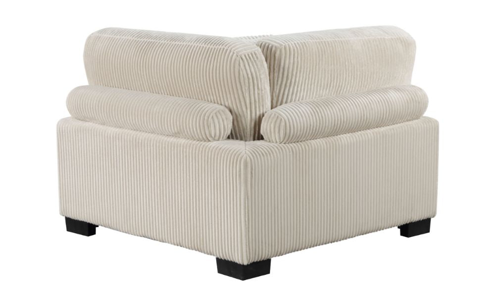 Canapé modulable 6 pièces avec pouf