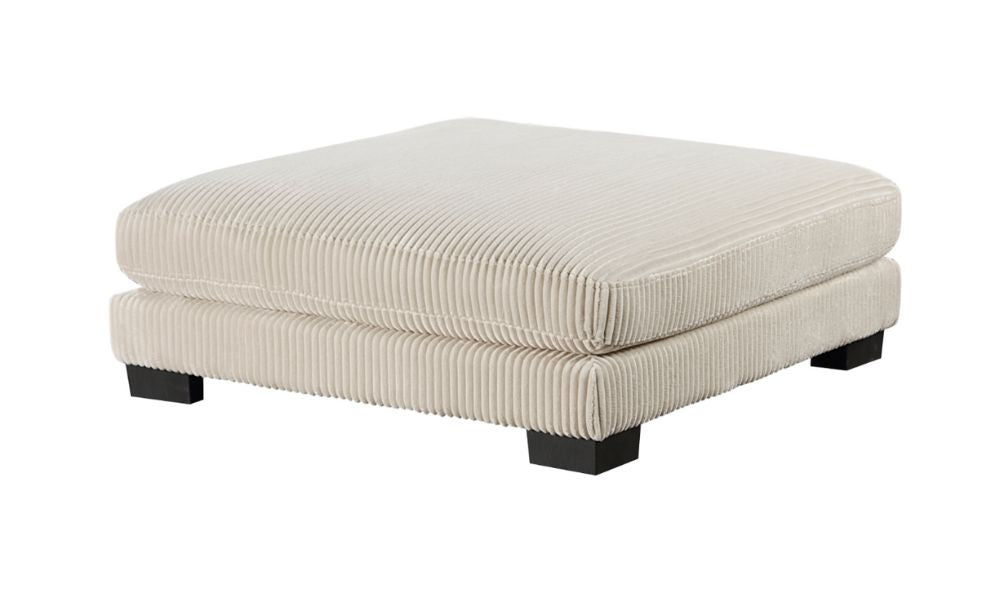 Canapé modulable 6 pièces avec pouf