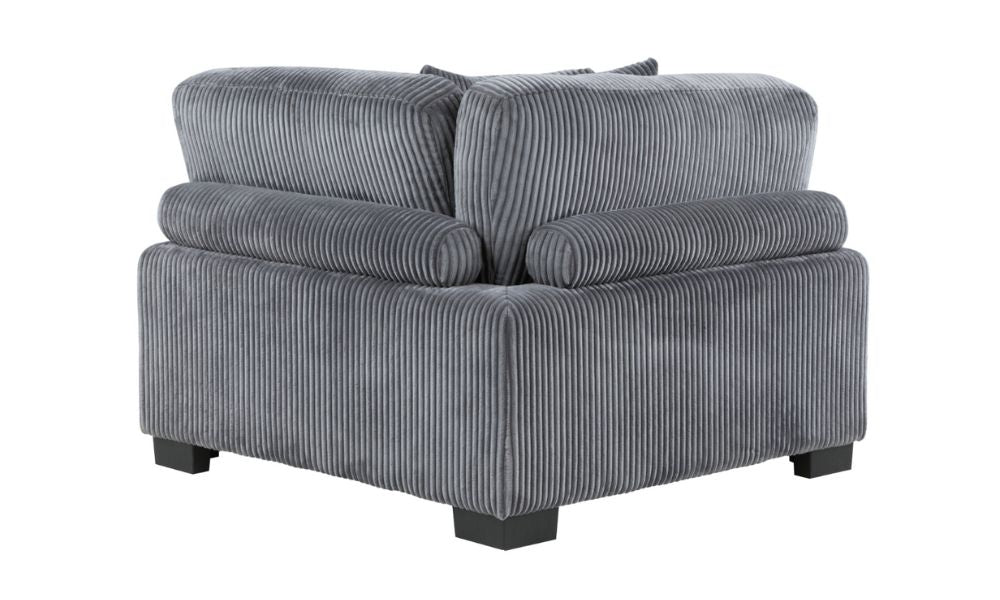 Divano componibile modulare da 6 pezzi con pouf
