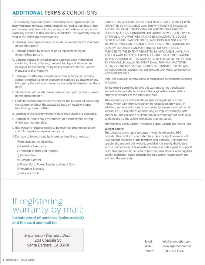 Lit à plateforme électrique réglable - e6 Advanced