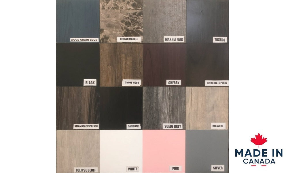 Meubles de chambre à coucher fabriqués au Canada avec 2 tiroirs - Gris daim récolte