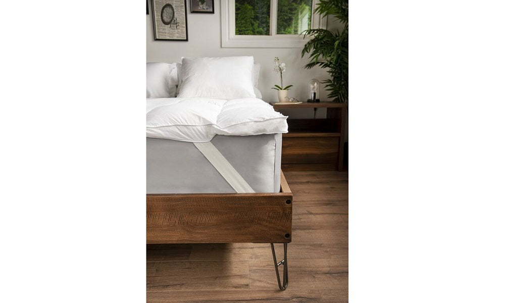 Surmatelas en gel micro-fibre alternative au duvet, 2 pouces d'épaisseur - taille Queen