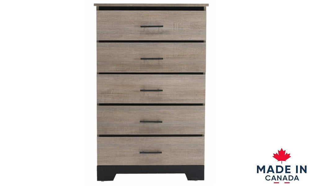 Sandstone Continental Coast 5 Drawers Chest