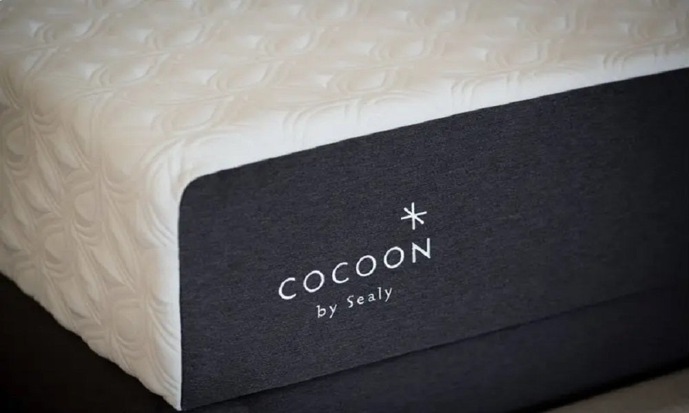 Matelas Sealy® Cocoon™ 10" en mousse à mémoire de forme ferme, livré dans une boîte