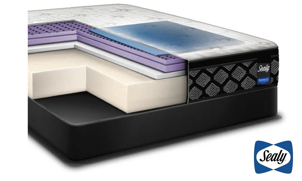 Materasso in memory foam Sealy Posturepedic® East-Haven Euro Top Bio-Gel Latex