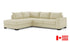 Canapé d'angle en tissu de luxe avec méridienne (Fabriqué au Canada)