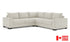 Canapé Sectionnel en Tissu de Luxe 2 x 2 avec Accoudoirs (Fabriqué au Canada)