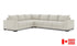 Canapé Sectionnel en Tissu de Luxe 2 x 3 avec Accoudoirs (Fabriqué au Canada)