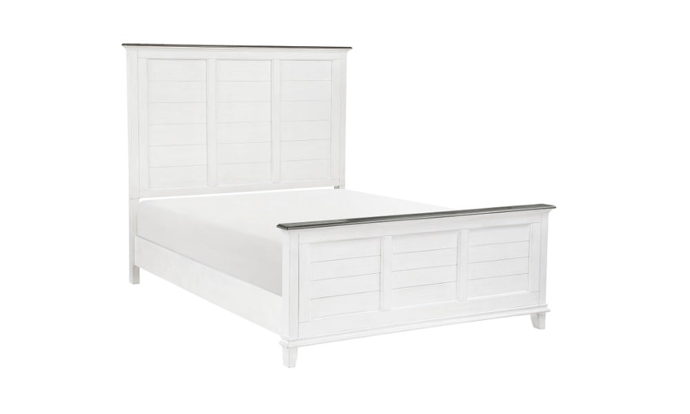 Solid Oak Wood Bedroom Set - Queen Bed