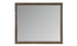 Solid Oak Wood Engineered and Mindy Veneer Bedroom Set - Dark Walnut - Flat Mirror