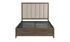 Solid Oak Wood Engineered and Mindy Veneer Bedroom Set - Dark Walnut