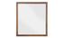 Solid Oak Wood Engineered and Veneer Bedroom Set - Light Brown - Flat Mirror