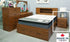 Solid Wood Bedroom Set - 2 Drawer Night Table