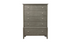 Solid Wood Engineered and Birch Veneer Bedroom Set - Gray - 5 Drawer Chest