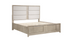 Solid Wood Engineered and Birch Veneer Bedroom Set - Light Gray - King Platform Bed