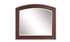 Solid Wood Engineered and Mindy Veneer Bedroom Set - Cherry Brown - Flat Mirror
