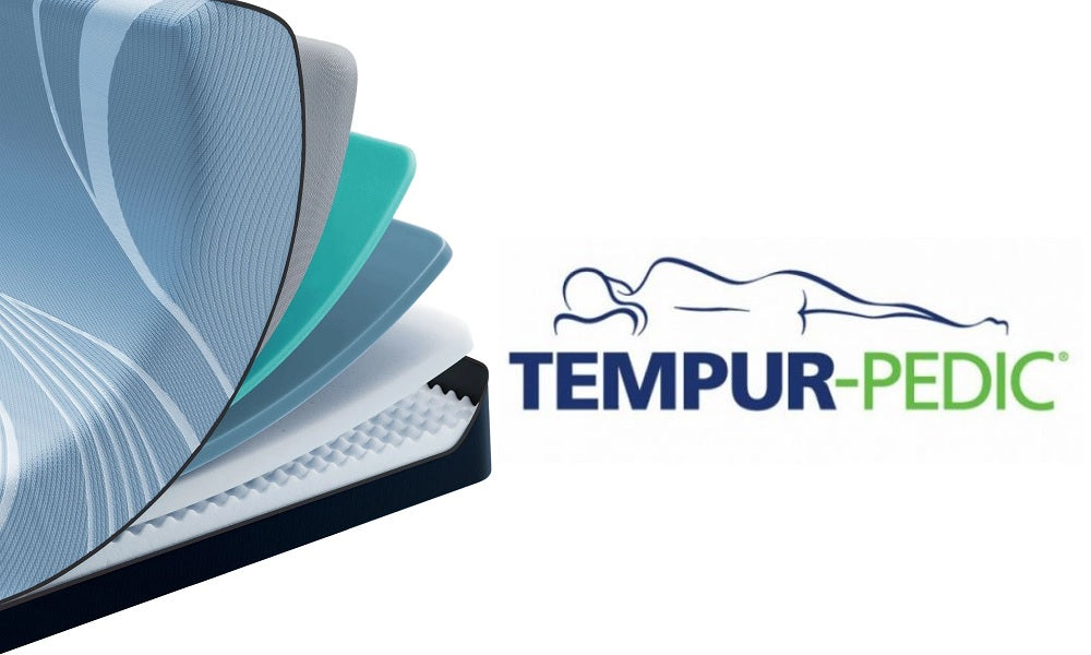 Materasso in memory foam Tempur-ProAlign™ 2.0 Teal da 12" di media grandezza