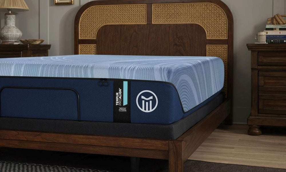 Materasso in memory foam ibrido Tempur-ProAlign™ 2.0 Teal da 12" di media grandezza