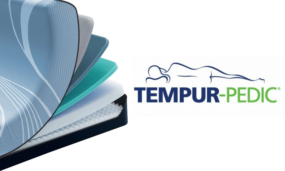 TEMPUR-PEDIC Materasso in memory foam morbido Tempur-ProAlign™ 2.0 blu da 12 pollici