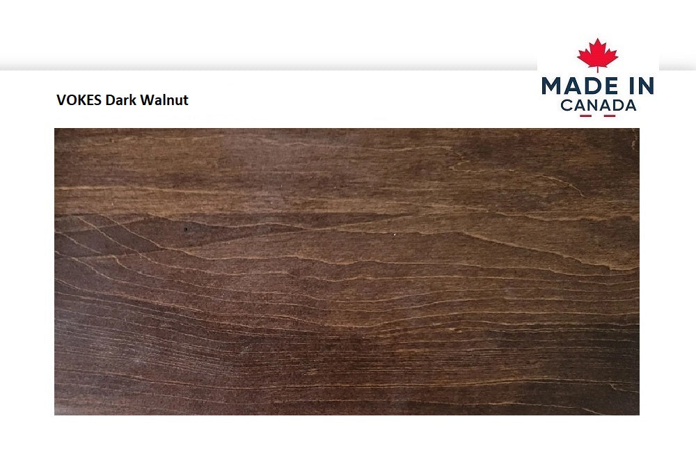 Vokes_Dark - Walnut - Solid Wooden Maple Bedroom Set