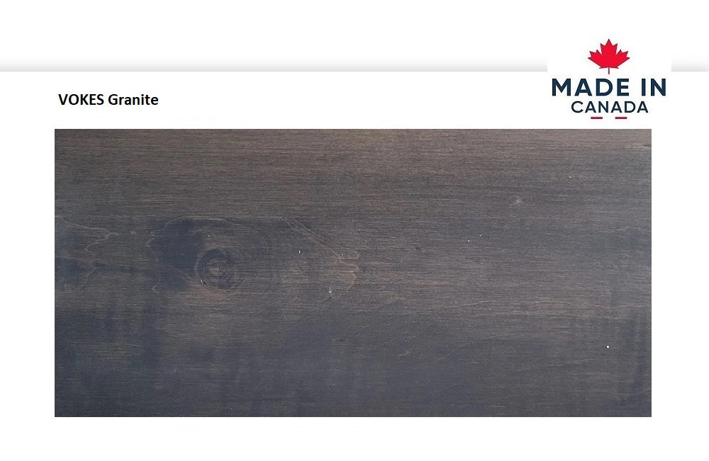 Vokes_Granite- Vokes_Chocolate- Solid Wood Maple Canadian-Made Bedroom Furniture Set