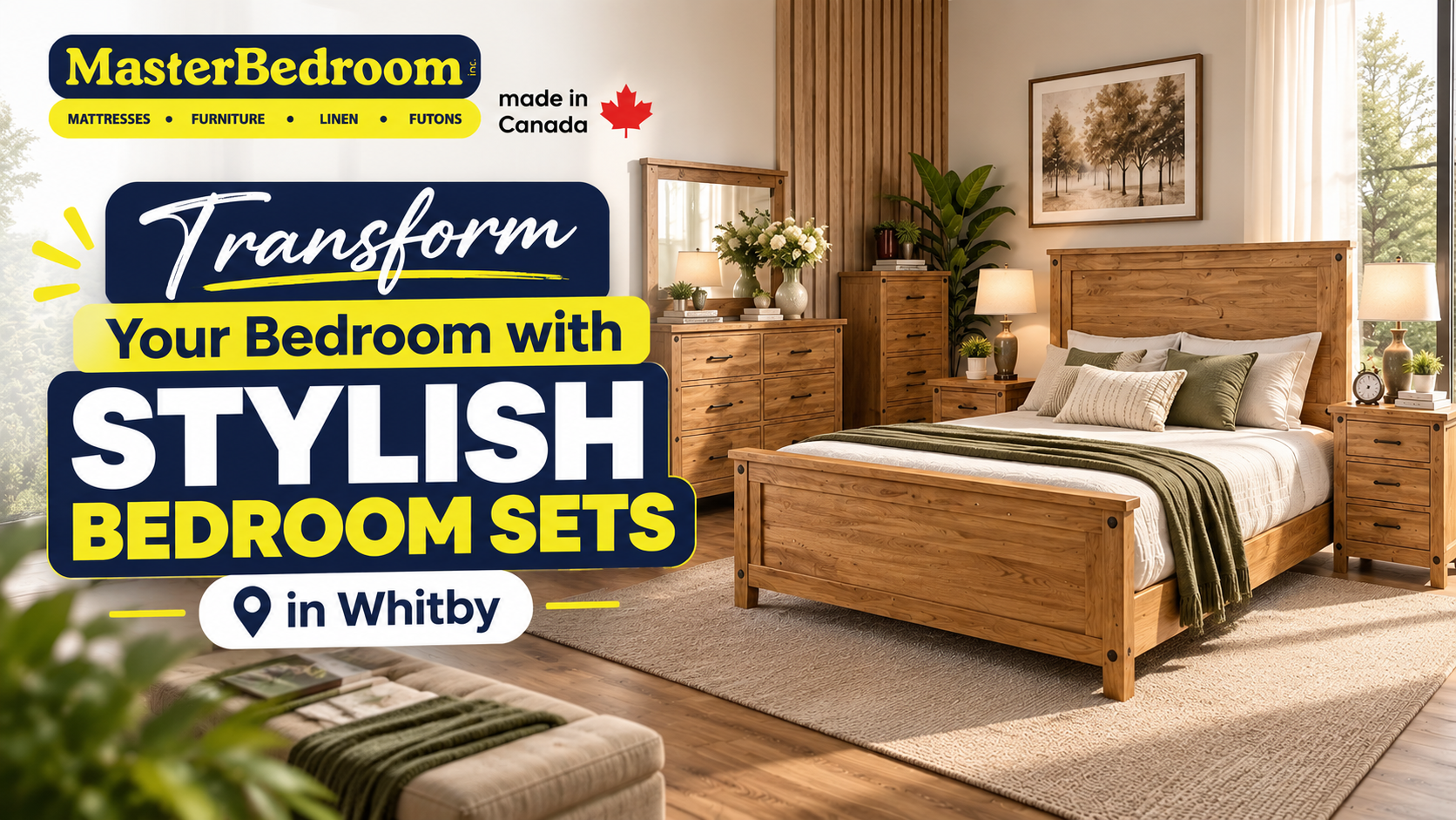 Transform Your Bedroom with Stylish Bedroom Sets in Whitby