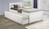 Platform Bed with Trundle - White