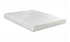 Platform Bed with Leather and Twin Trundle  - White