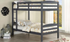 Bunk Bed - Twin over Twin Solid Wood - Espresso | White | Grey