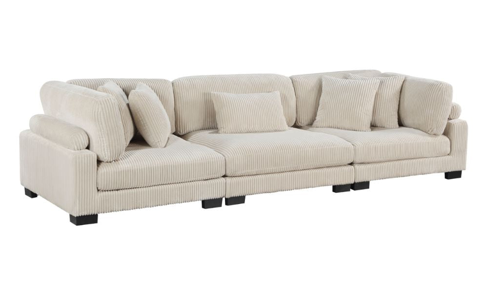 3-Piece Modular Sofa Beige