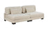 6-Piece Modular Sectional with Ottoman - Beige