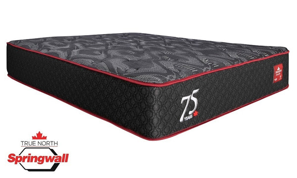 Springwall® True North Chiropractic® Matelas 2 faces à revêtement moelleux et fermeté accrue pour le 75e anniversaire
