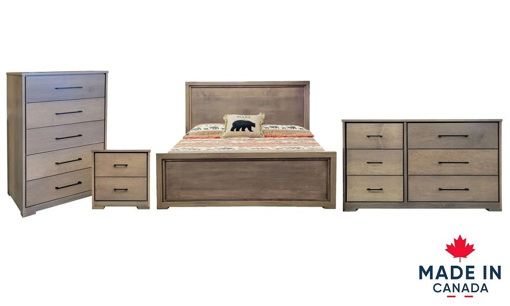 Solid Wood Maple Canadian-Made Bedroom Furniture - Brooklyn