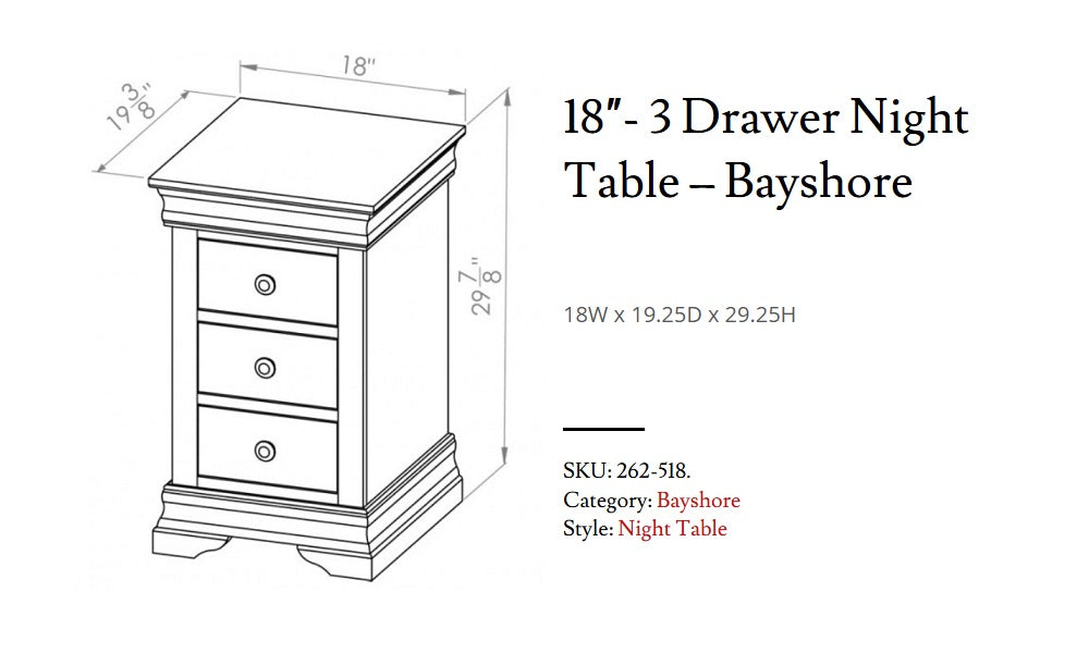 Mobilier de chambre à coucher en érable massif, fabrication canadienne - Chocolat Bayshore