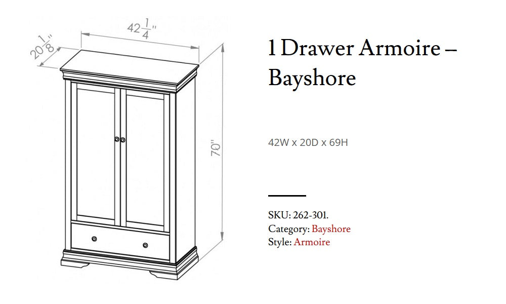 Mobilier de chambre à coucher en érable massif, fabrication canadienne - Chocolat Bayshore
