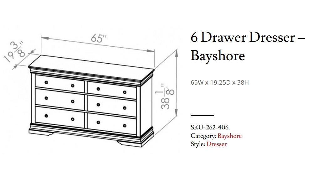 Mobilier de chambre à coucher en érable massif, fabrication canadienne - Chocolat Bayshore