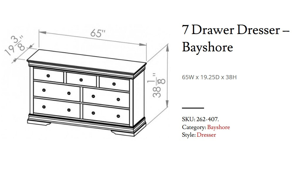 Mobilier de chambre à coucher en érable massif, fabrication canadienne - Chocolat Bayshore
