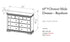 Mobilier de chambre à coucher en érable massif, fabrication canadienne - Chocolat Bayshore