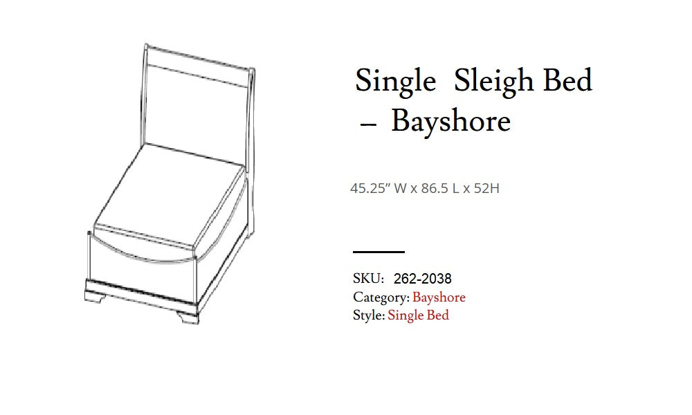 Solid Wood Maple Canadian-Made Bedroom Furniture - Bayshore