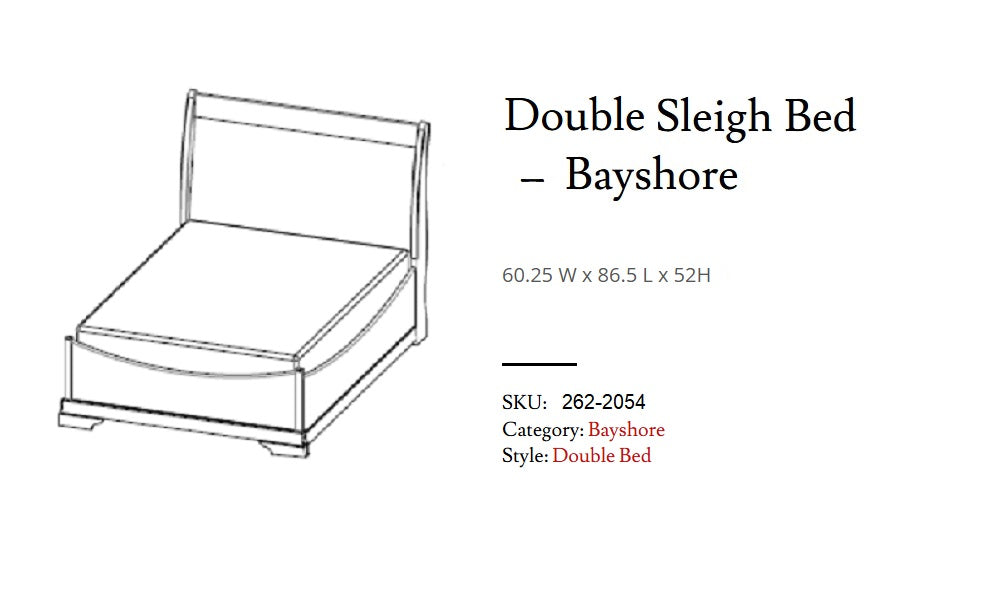 Mobilier de chambre à coucher en érable massif, fabrication canadienne - Chocolat Bayshore