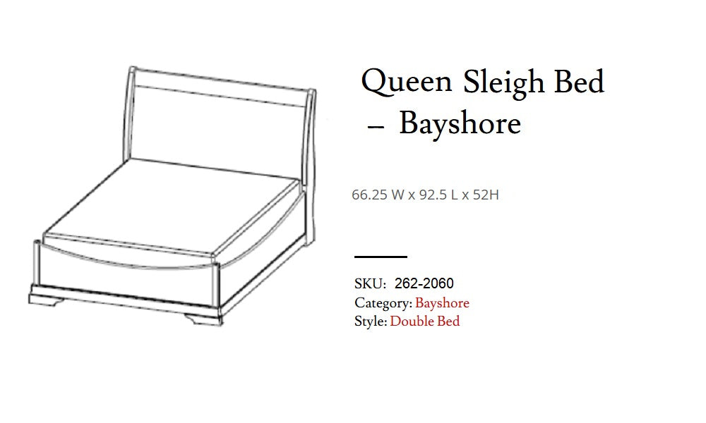 Mobilier de chambre à coucher en érable massif, fabrication canadienne - Chocolat Bayshore