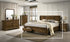 Ensemble de meubles de chambre à coucher en bois de chêne massif - Chêne naturel