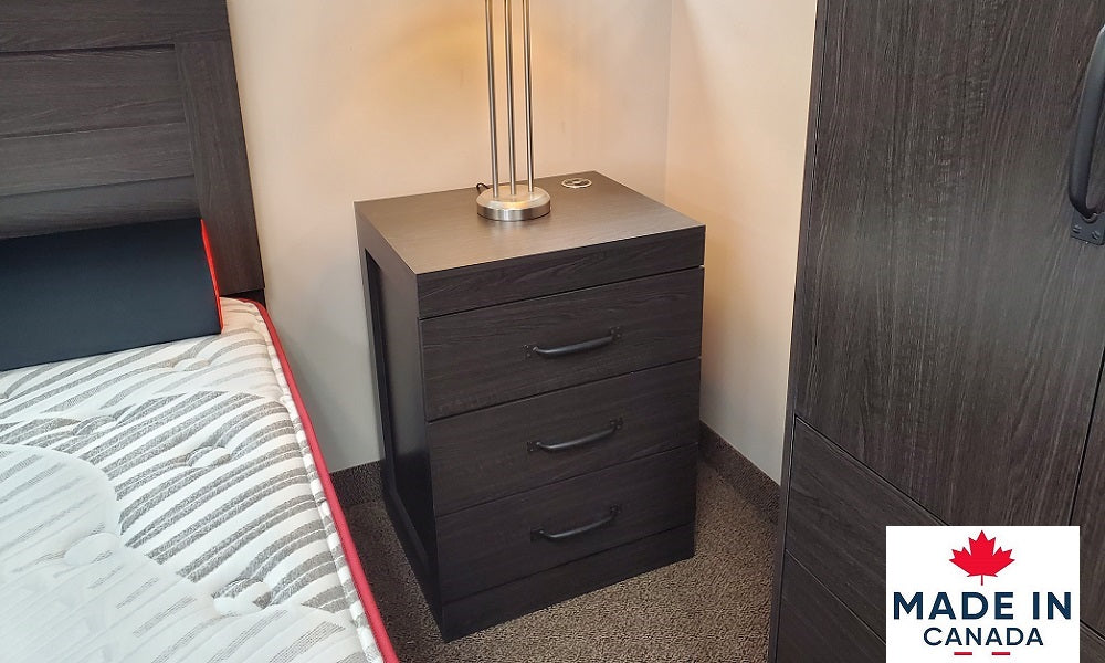Bedroom Furniture Set - 3 Dr Night Table with Wireless Charger