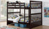 Bunk Bed - Double over Double Mission Style with or without Drawers Solid Wood - Espresso