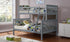 Bunk Bed - Twin over Double Solid Wood - White | Grey | Espresso