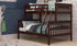 Bunk Bed - Twin over Double with or without Trundle Solid Wood - Espresso