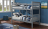 Bunk Bed - Twin over Twin Solid Wood - Espresso | White | Grey