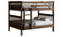 Canadian Made Solid Wood Bunk Bed - Double over Double - Classic | Brindle | Cloud | Espresso | Graphite | Storm
