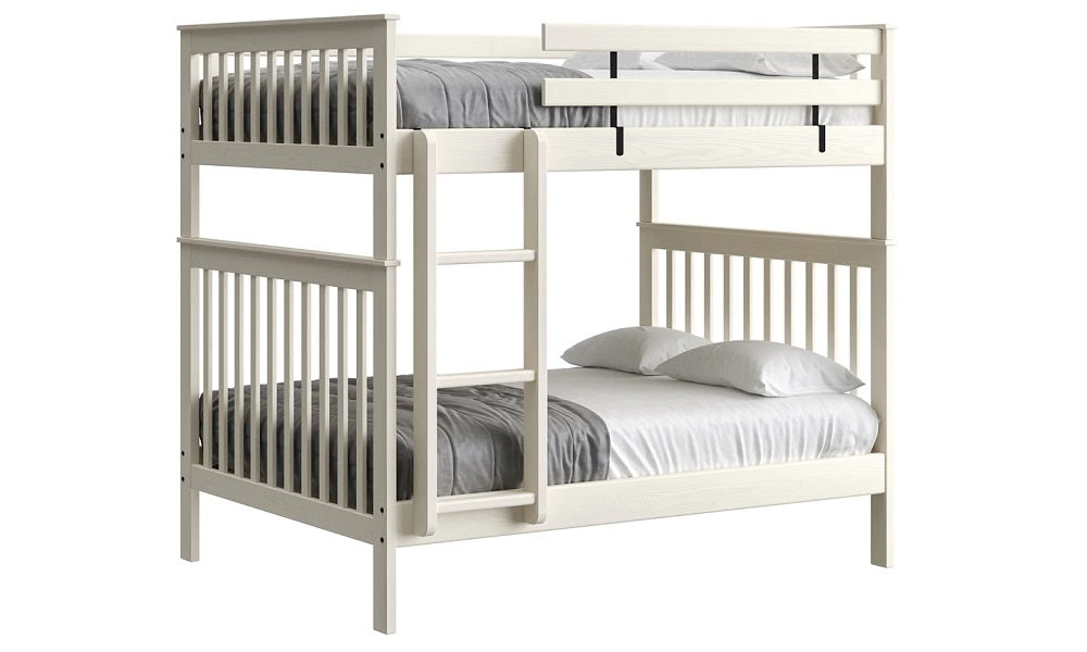 Canadian Made Solid Wood Bunk Bed - Double over Double - Classic | Brindle | Cloud | Espresso | Graphite | Storm